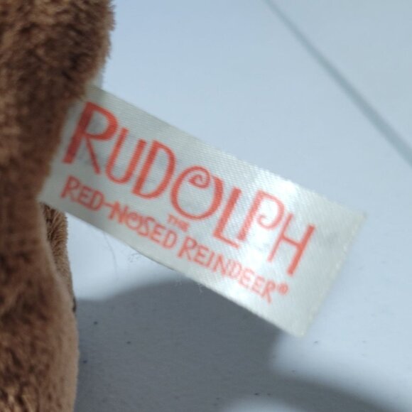 Rudolph The Red Nosed Reindeer 8 inch Plush Christmas Holiday Stuffed Animal Toy - Picture 5 of 6